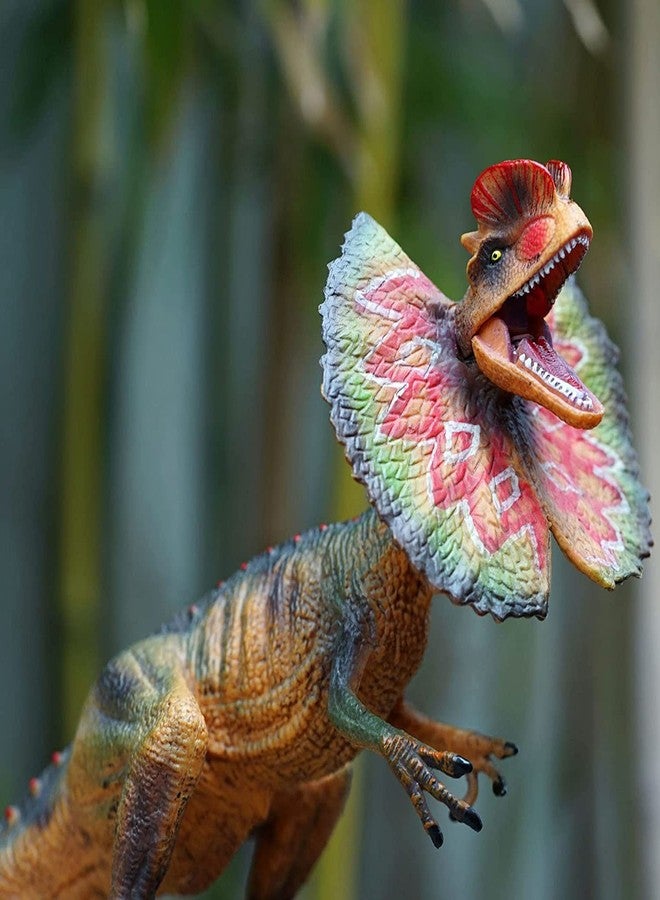 ZODZE Realistic T Rex Dinosaur Animal Figure for Kids Real Textured Dinosaurs Toy (Dilophosaurus (52F)) - Image 2
